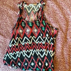 Multicolor Papaya Tank top size small